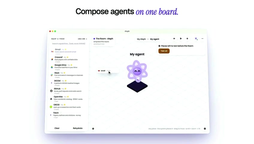 The Aleph Workshop shown in the product trailer